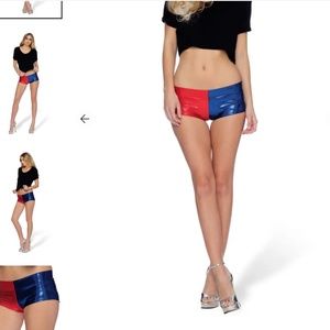 Blackmilk SPLIT PERSONALITY CHEEKY SHORTS sz S